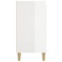 Mesitas de noche 2 uds madera blanco brillante 40x35x70