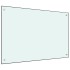 Protección salpicaduras cocina vidrio templado blanco 90x60