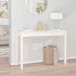 Mesa consola de madera maciza de pino blanco 110x40x75
