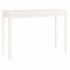 Mesa consola de madera maciza de pino blanco 110x40x75