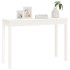 Mesa consola de madera maciza de pino blanco 110x40x75