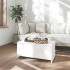 Mesa de centro madera contrachapada blanco 90x50x41,5