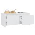 Mesa de centro madera contrachapada blanco 90x50x41,5