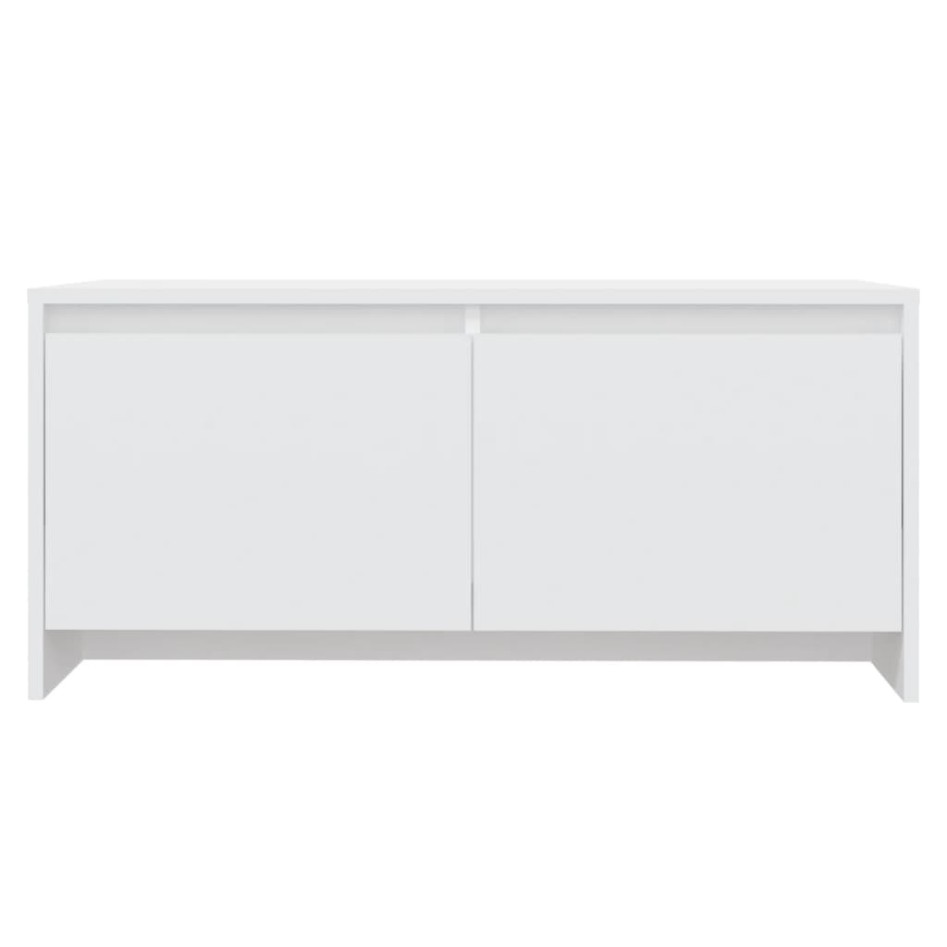 Mesa de centro madera contrachapada blanco 90x50x41,5