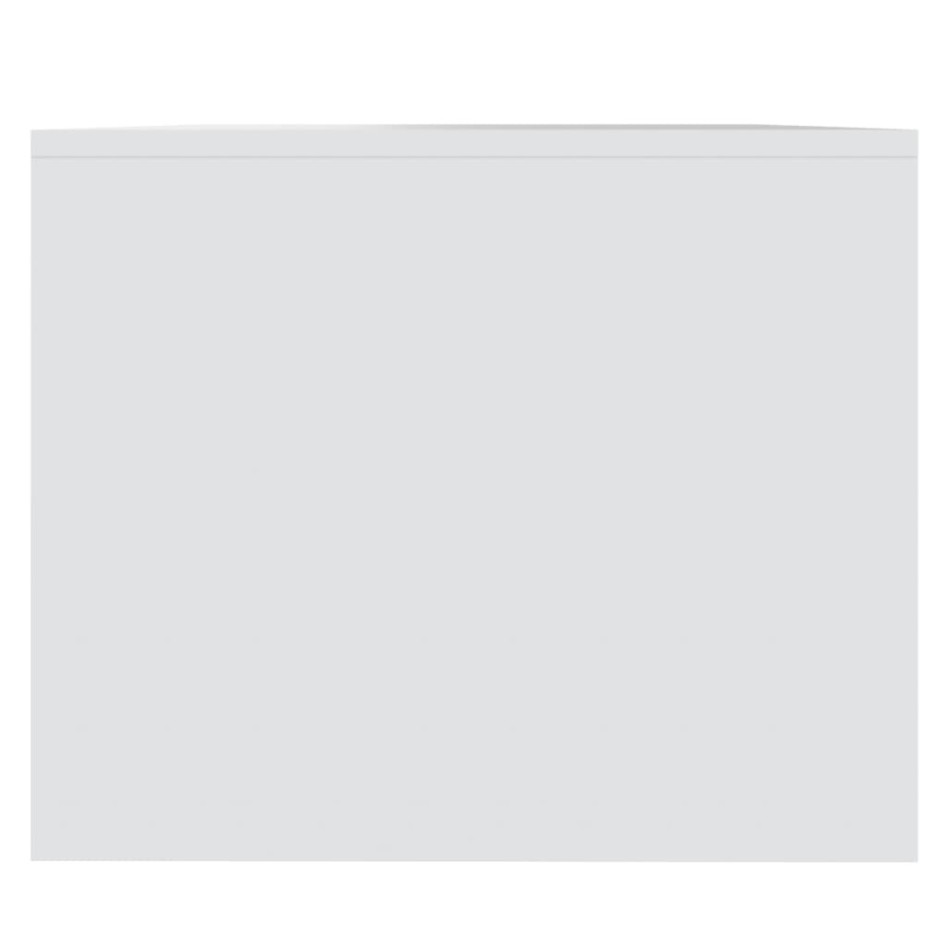 Mesa de centro madera contrachapada blanco 90x50x41,5