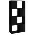 Estantería/divisor de espacios negro brillo 60x24x124,5