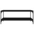Mesa de centro de madera contrachapada negro 100x50x40