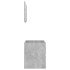 Set muebles de baño 2 piezas madera contrachapada gris