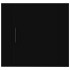 Mesitas de noche de pared 2 uds negro 50x30x47
