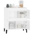 Aparador de madera contrachapada blanco 60x35x70