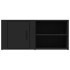 Muebles para TV 2 uds madera contrachapada negro 80x31,5x36