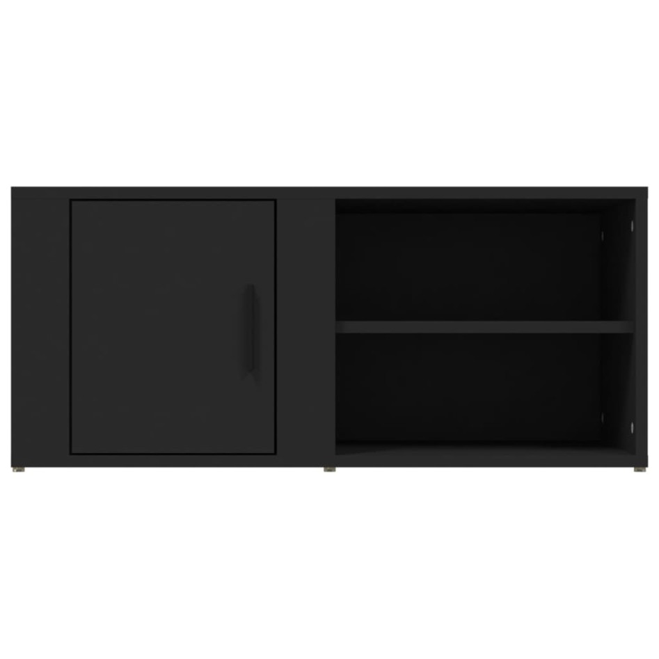 Muebles para TV 2 uds madera contrachapada negro 80x31,5x36