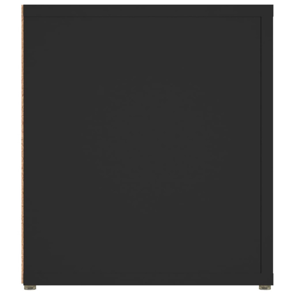 Muebles para TV 2 uds madera contrachapada negro 80x31,5x36