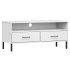 Mueble de TV con patas de metal OSLO madera maciza pino
