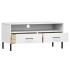 Mueble de TV con patas de metal OSLO madera maciza pino