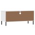 Mueble de TV con patas de metal OSLO madera maciza pino