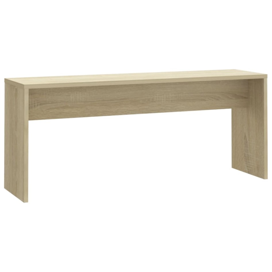 Juego de comedor 3 piezas madera contrachapada roble