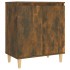Aparador madera contrachapada color roble ahumado 60x35x70