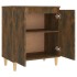 Aparador madera contrachapada color roble ahumado 60x35x70