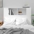 Mueble cabecero blanco brillante 100x18,5x104,5
