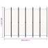 Biombo divisor de 6 paneles blanco 240x180