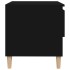 Mesitas de noche 2 uds contrachapada negro 50x46x50