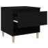 Mesitas de noche 2 uds contrachapada negro 50x46x50