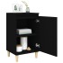Mesitas de noche 2 uds madera contrachapada negro 40x35x70