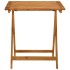 Mesa plegable de jardín de madera maciza de acacia 70x70x75