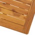 Mesa plegable de jardín de madera maciza de acacia 70x70x75
