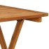 Mesa plegable de jardín de madera maciza de acacia 70x70x75