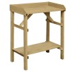 Mesa de jardinera madera de pino impregnada 75x40x90 cm
