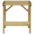 Mesa de jardinera madera de pino impregnada 75x40x90