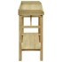 Mesa de jardinera madera de pino impregnada 75x40x90