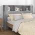 Mueble cabecero gris Sonoma 160x18,5x104,5