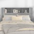 Mueble cabecero gris Sonoma 160x18,5x104,5