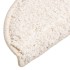 Alfombras de peldaños de escalera 15 uds blanco 56x17x3