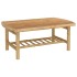 Mesa de centro de jardín bambú 90x55x37