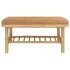 Mesa de centro de jardín bambú 90x55x37