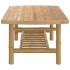 Mesa de centro de jardín bambú 90x55x37