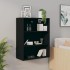 Armario colgante de pared negro 69,5x32,5x90