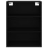 Armario colgante de pared negro 69,5x32,5x90