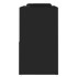 Mueble de TV madera contrachapada negro 104x30x52