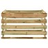 Compostador con listones madera pino impregnada 120x120x70
