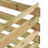 Compostador con listones madera pino impregnada 120x120x70