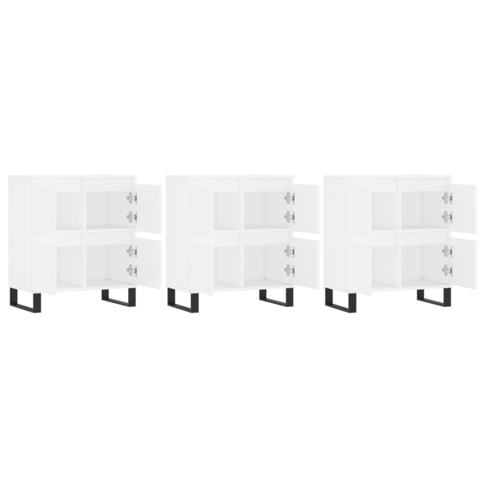 Aparadores 3 uds madera contrachapada