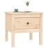 Mesa auxiliar 2 unidades de madera maciza de pino 50x50x49