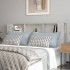 Mueble cabecero gris hormigón 180x18,5x104,5