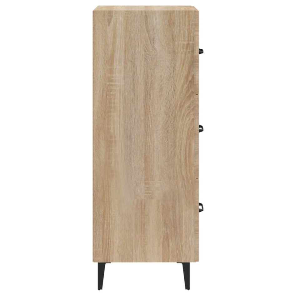 Aparador madera contrachapada color roble Sonoma 34,5x34x90