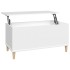 Mesa de centro madera contrachapada blanco 90x44,5x45